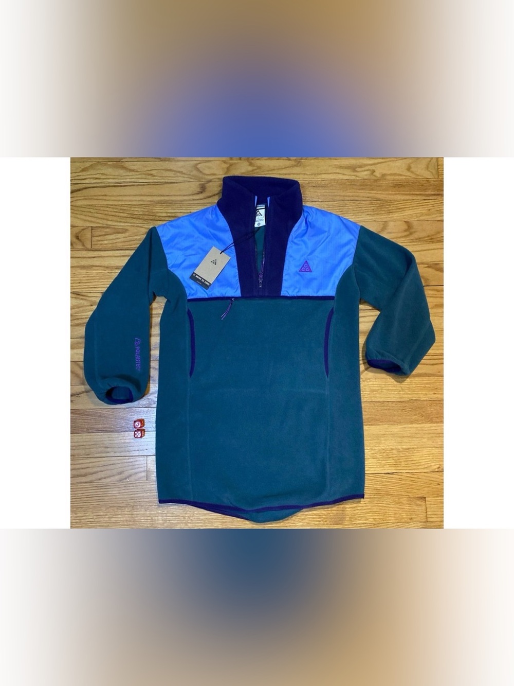Nike ACG PolarTec Fleece Pulover 1/4 zip kids unisex size Large New!